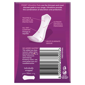 Poise Active Ultrathin Super Pad 12Pk