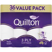 Quilton Toilet Tiss White 36Pk