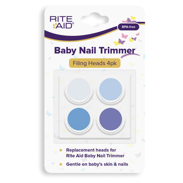 Rite Aid Bby N/Trim F/Head Nail File 4Pk