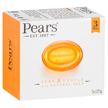 Pears Trans Bar Soap 125G 3Pk