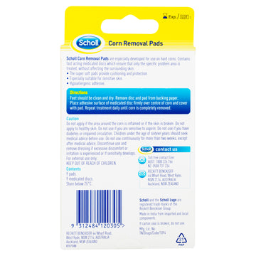 Scholl Corn Removal Pads 9 Pack