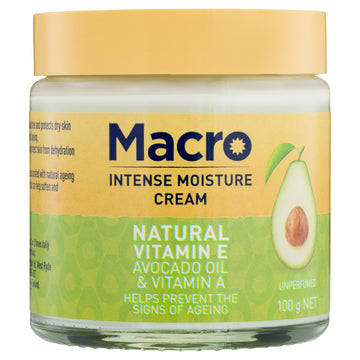 Macro Nat Vit E Crm 100G Jar