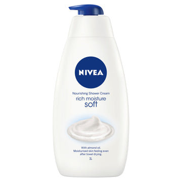 Nivea Rich Moist Soft Shower Crm Wsh 1L