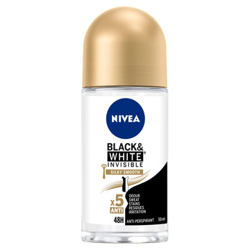 Nivea Deo R/On B&W Silky Smooth 50Ml