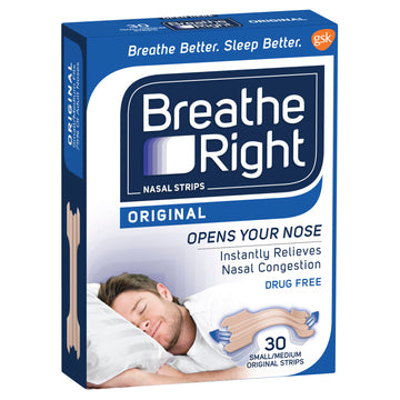 Breathe Right Strips Tan Reg 30Pk