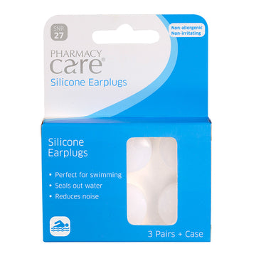 Silicone Ear Plugs Reusable Disposable Earplugs Sleep Snore Swimming 3 Pairs